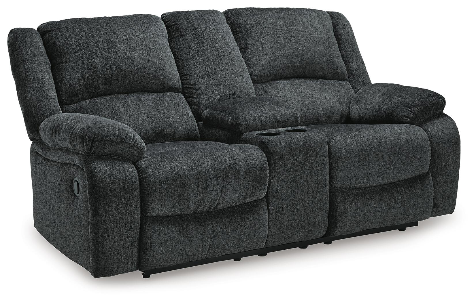 Draycoll DBL Rec Loveseat w/Console Signature Design by Ashley®