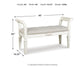 Realyn Accent Bench Signature Design by Ashley®