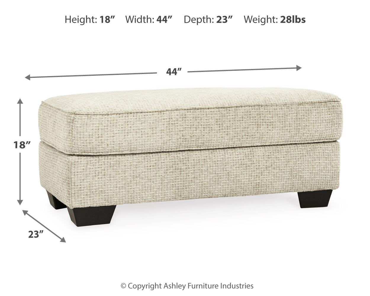 Monaghan Ottoman Signature Design by Ashley®