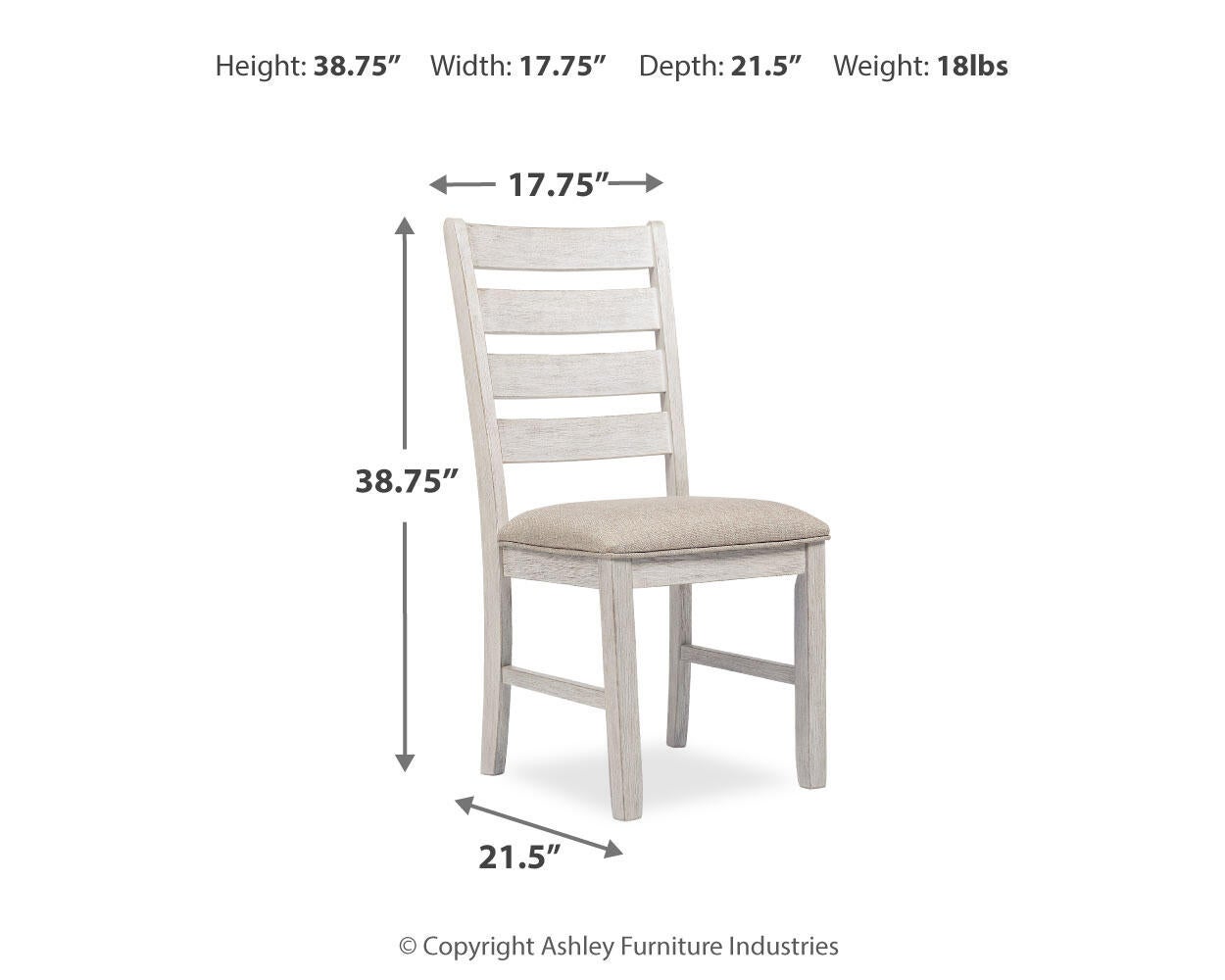 Skempton Dining UPH Side Chair (2/CN) Signature Design by Ashley®