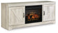 Bellaby 63" TV Stand with Electric Fireplace Signature Design by Ashley®