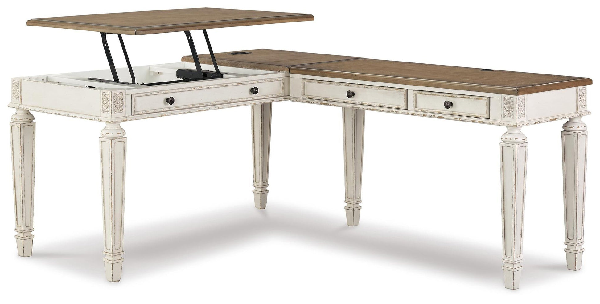 Realyn 2-Piece Home Office Desk Signature Design by Ashley®