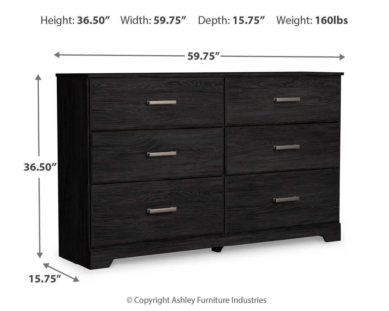 Belachime Six Drawer Dresser Signature Design by Ashley®