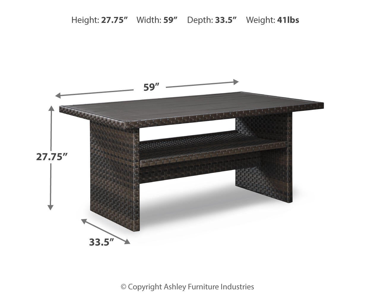 Easy Isle RECT Multi-Use Table Signature Design by Ashley®