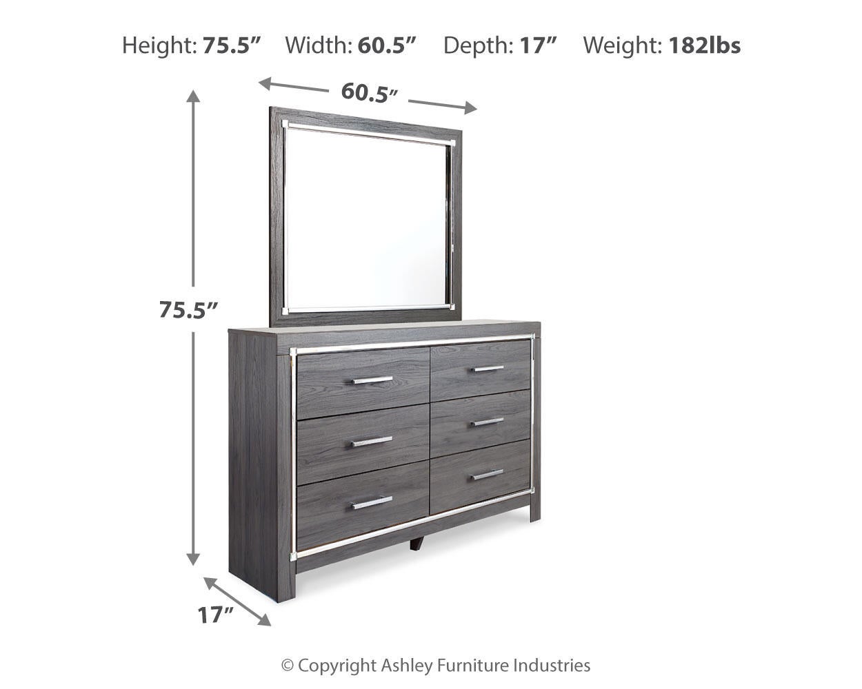 Lodanna Dresser and Mirror Signature Design by Ashley®