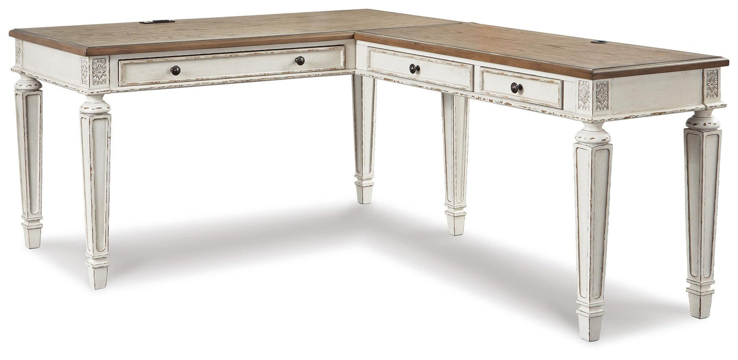 Realyn 2-Piece Home Office Desk Signature Design by Ashley®
