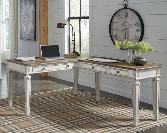 Realyn 2-Piece Home Office Desk Signature Design by Ashley®