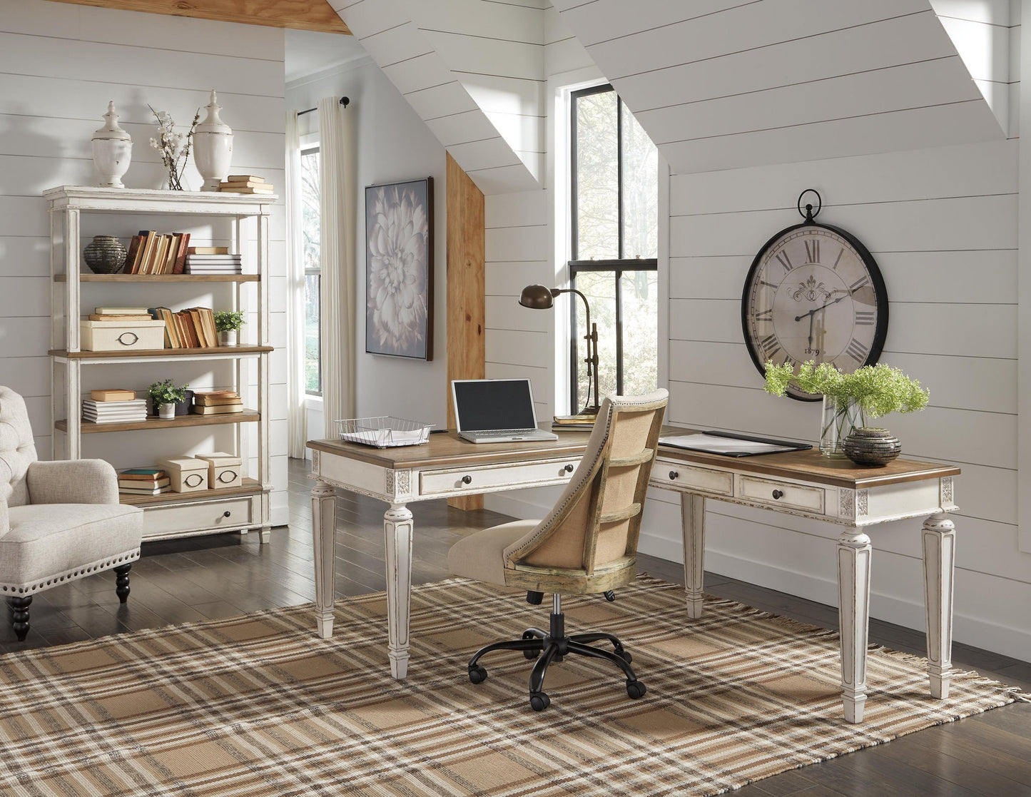 Realyn 2-Piece Home Office Desk Signature Design by Ashley®