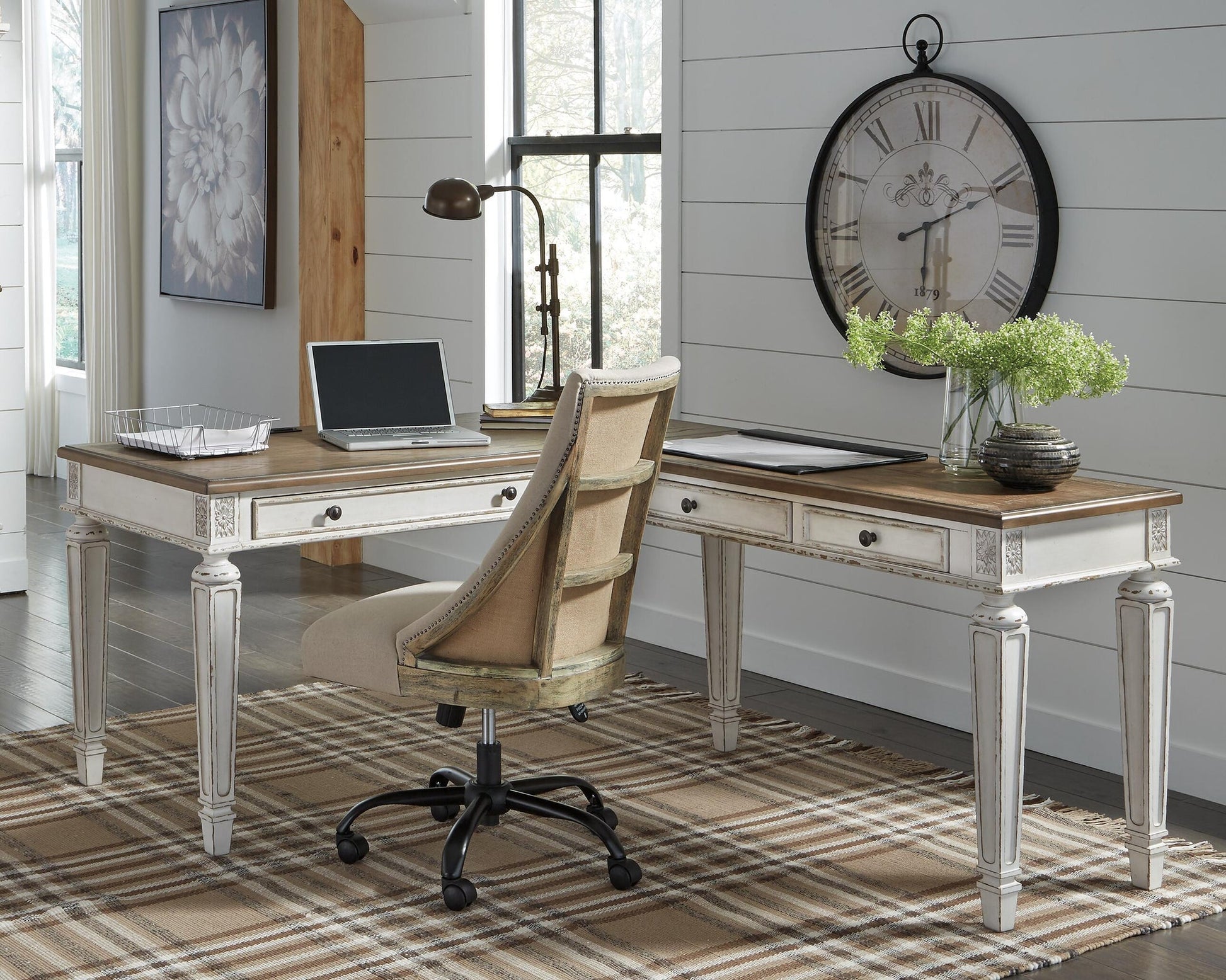 Realyn 2-Piece Home Office Desk Signature Design by Ashley®
