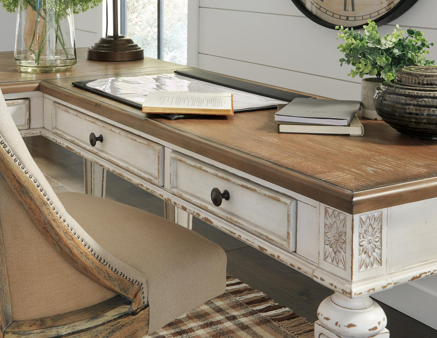 Realyn 2-Piece Home Office Desk Signature Design by Ashley®