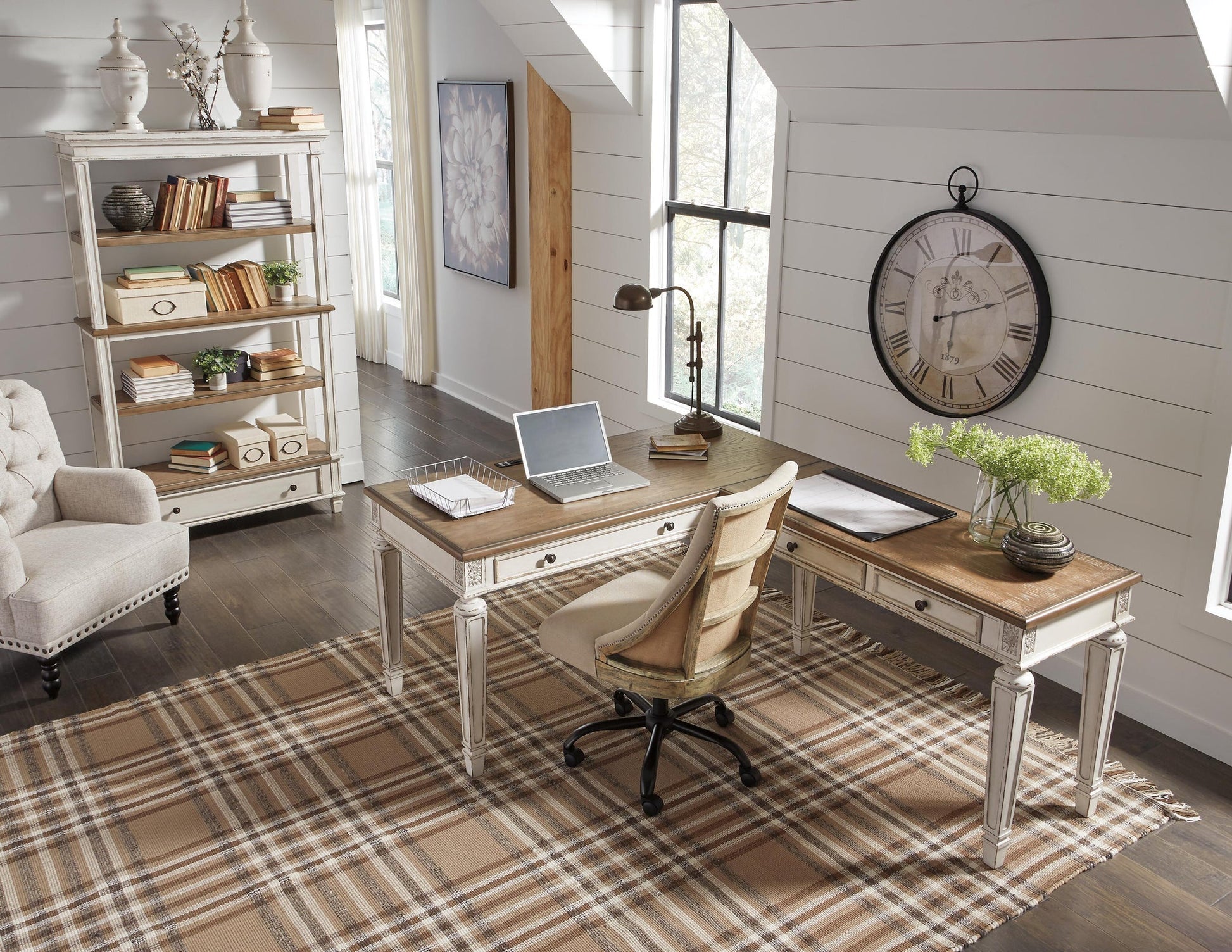 Realyn 2-Piece Home Office Desk Signature Design by Ashley®