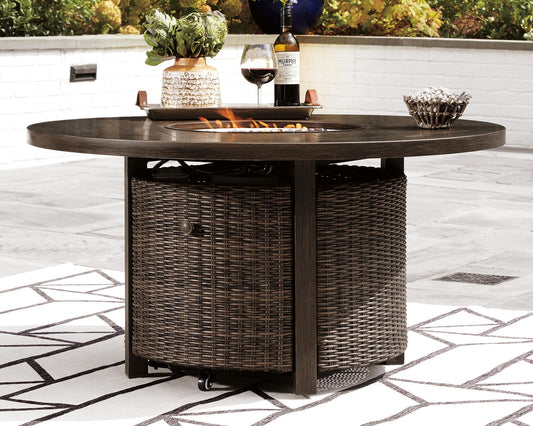 Paradise Trail Round Fire Pit Table Signature Design by Ashley®