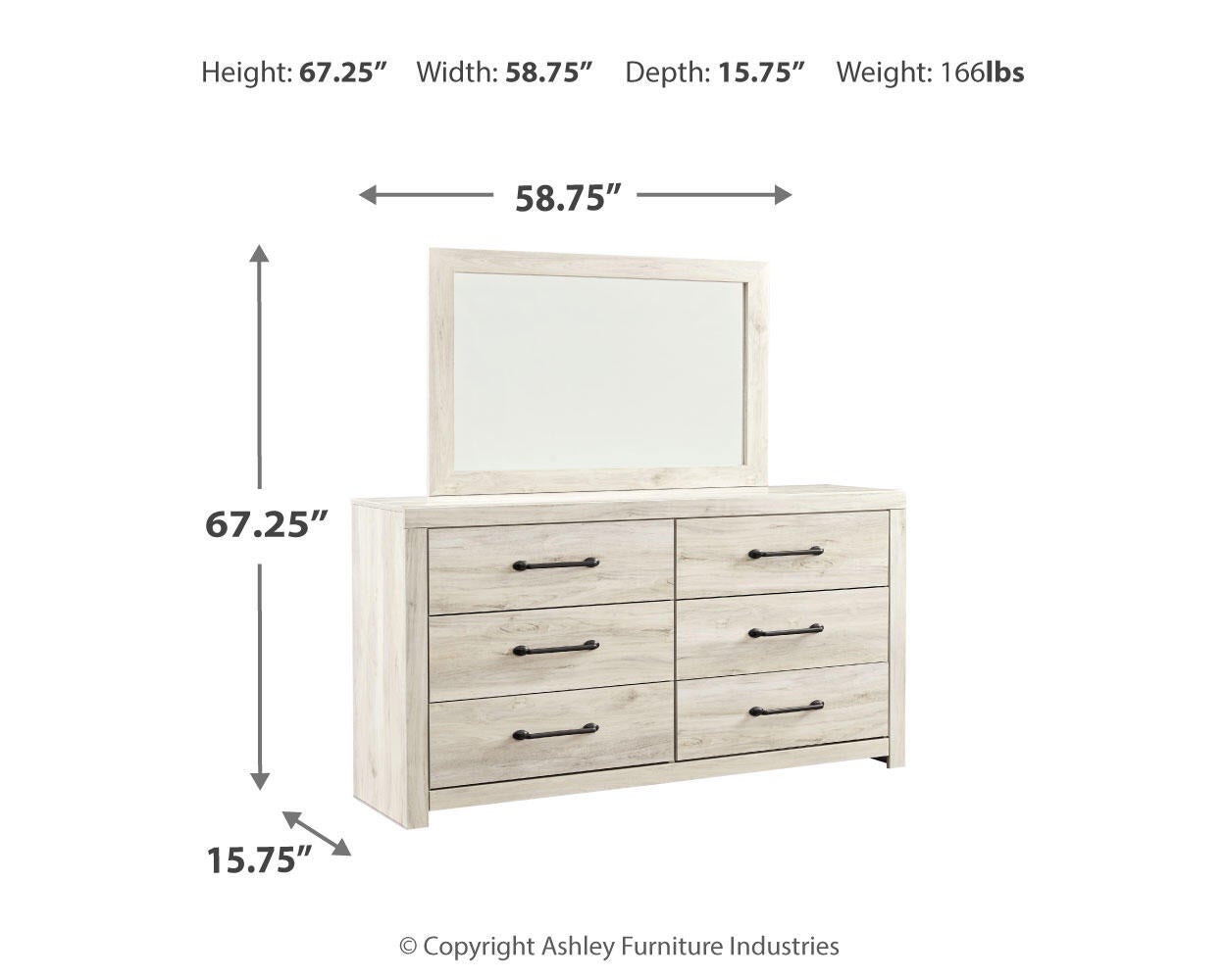 Cambeck Dresser and Mirror Signature Design by Ashley®
