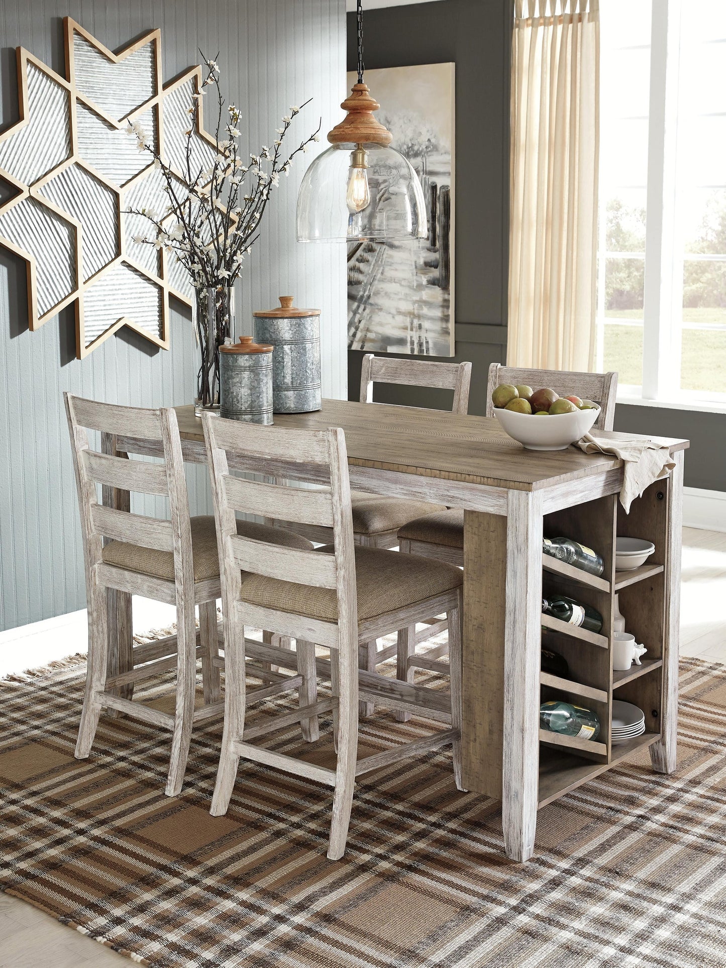 Skempton RECT Counter Table w/Storage Signature Design by Ashley®