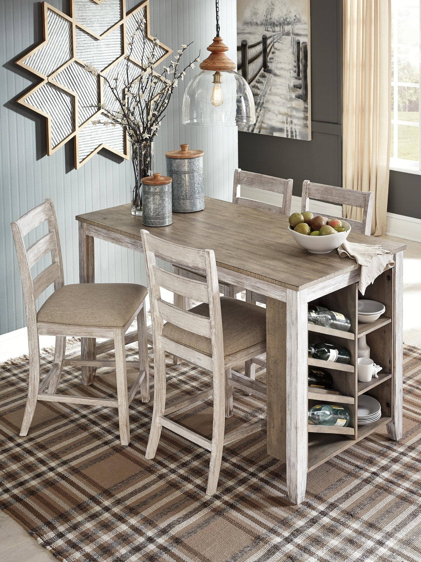 Skempton RECT Counter Table w/Storage Signature Design by Ashley®