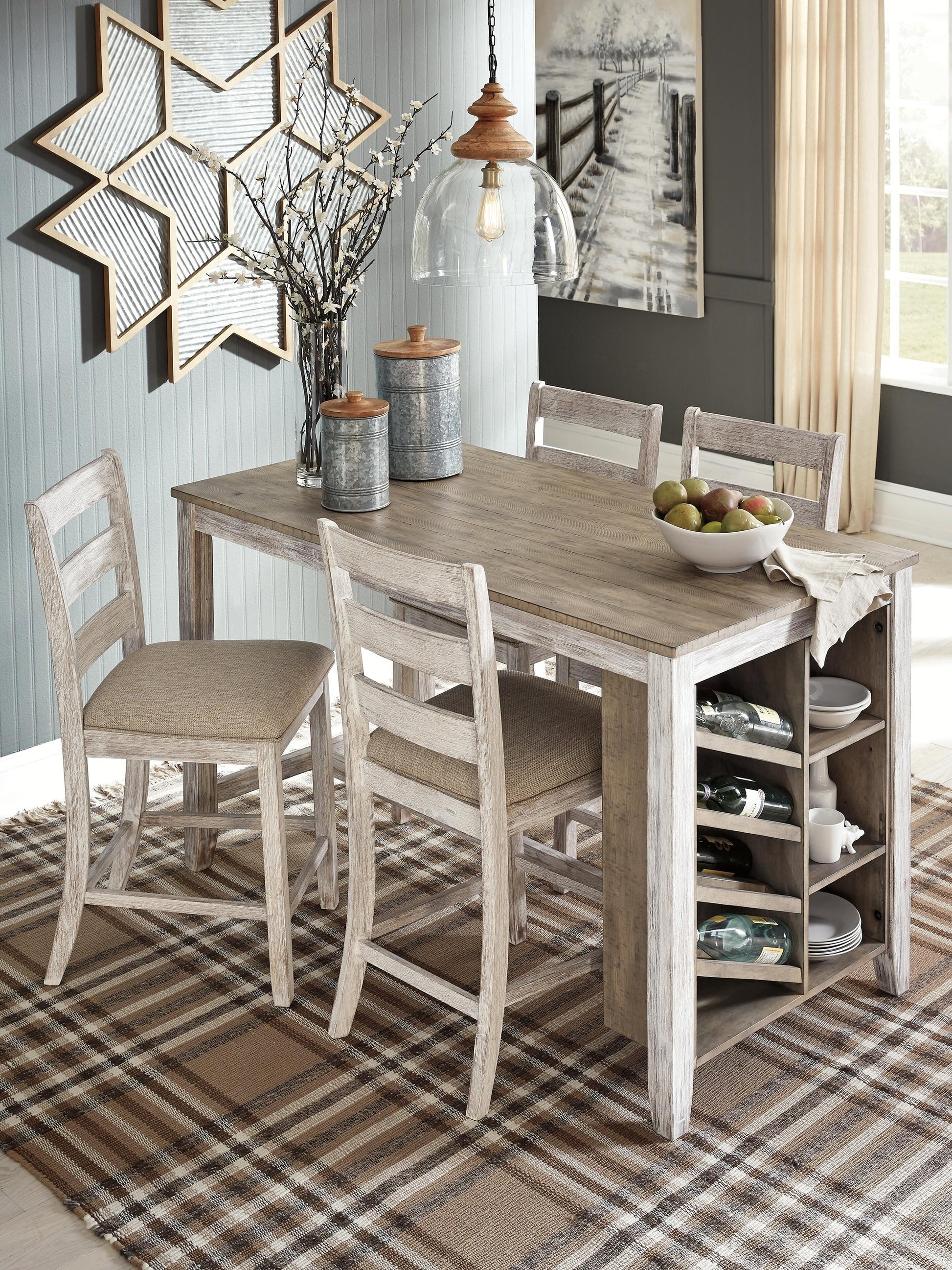 Skempton RECT Counter Table w/Storage Signature Design by Ashley®
