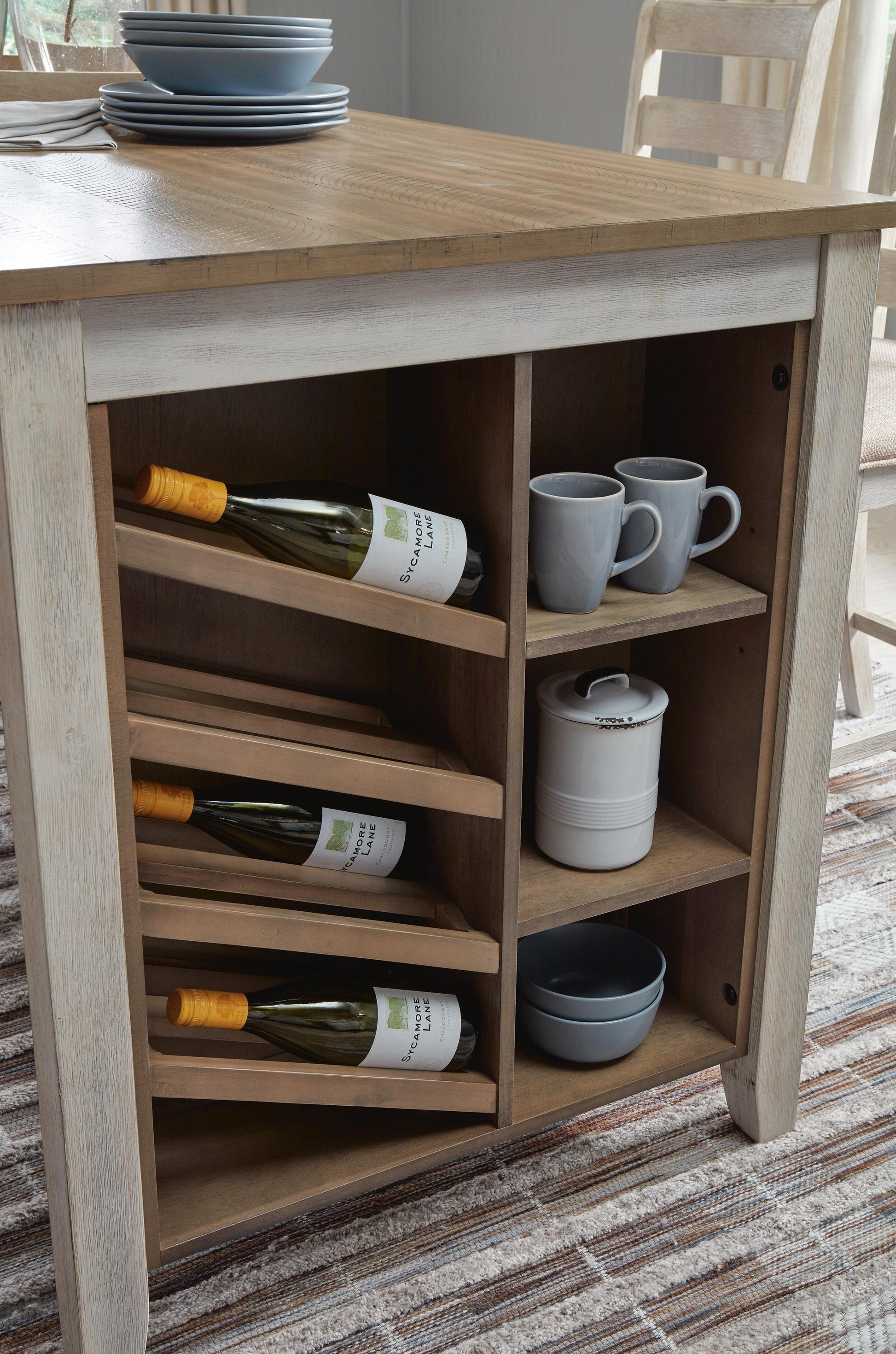 Skempton RECT Counter Table w/Storage Signature Design by Ashley®