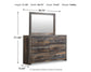 Drystan Dresser and Mirror Signature Design by Ashley®