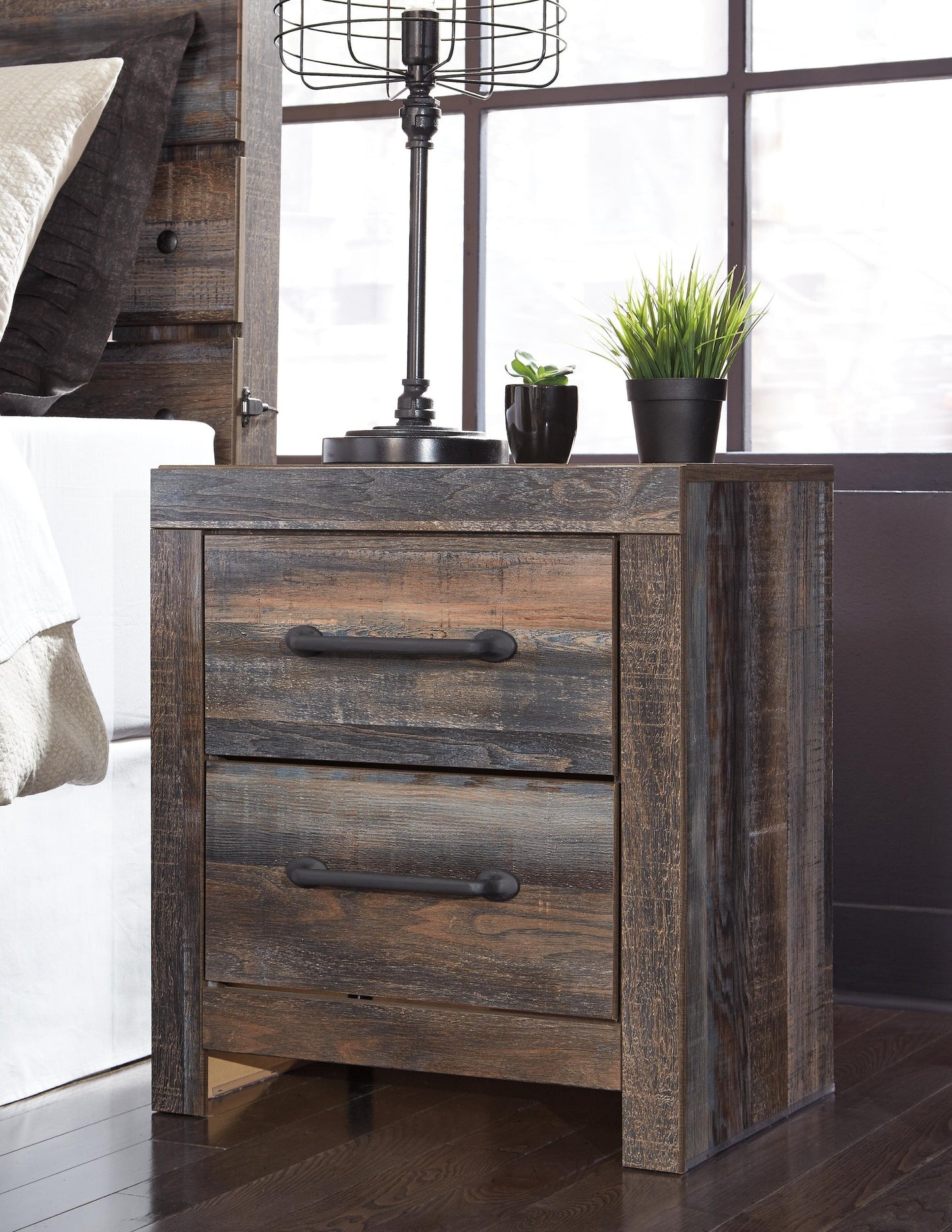 Drystan Two Drawer Night Stand Signature Design by Ashley®