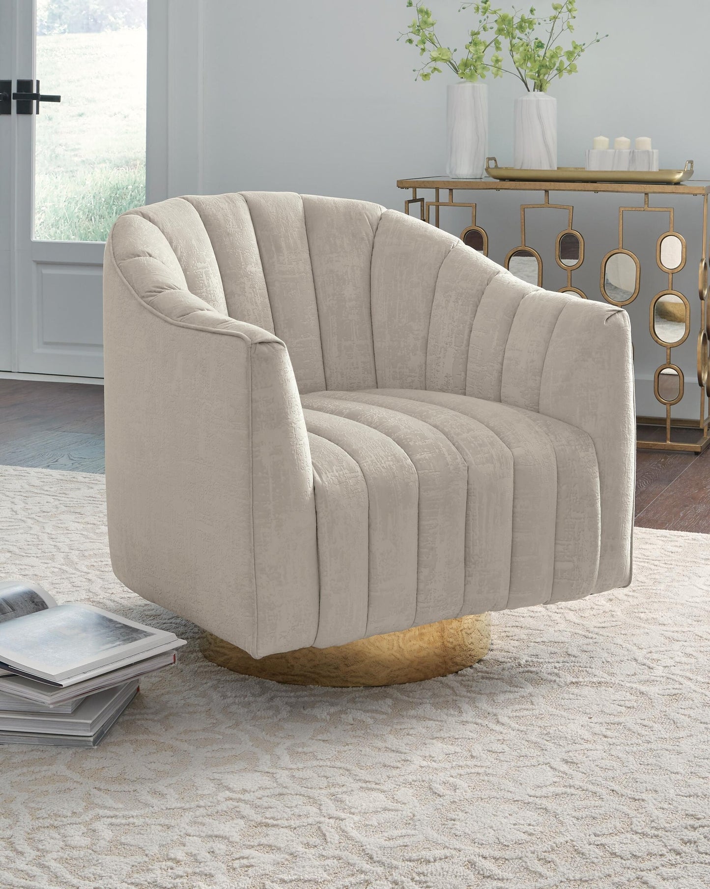 Penzlin Swivel Accent Chair Signature Design by Ashley®