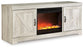Bellaby 63" TV Stand with Fireplace Signature Design by Ashley®