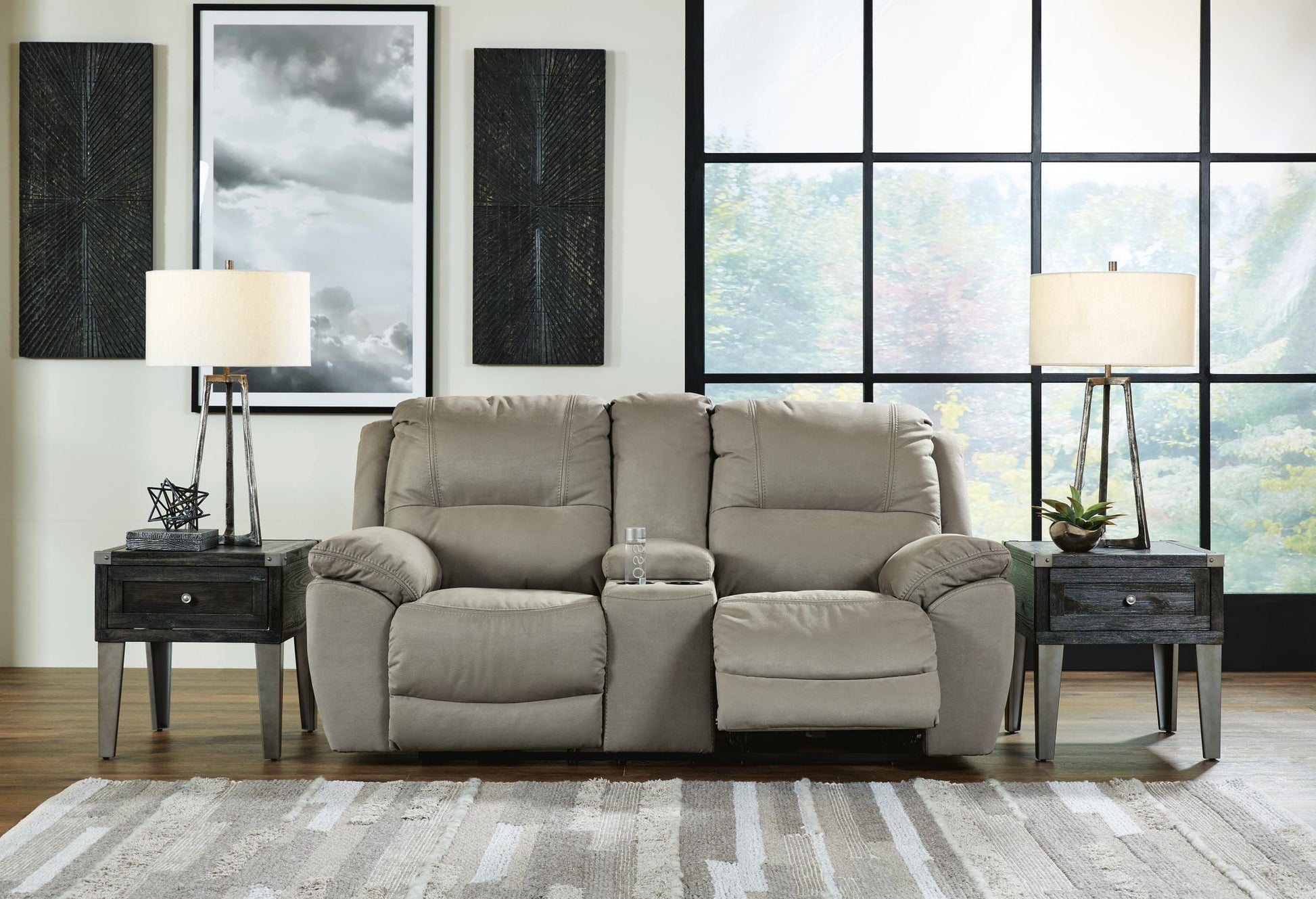 Next-Gen Gaucho DBL Rec Loveseat w/Console Signature Design by Ashley®