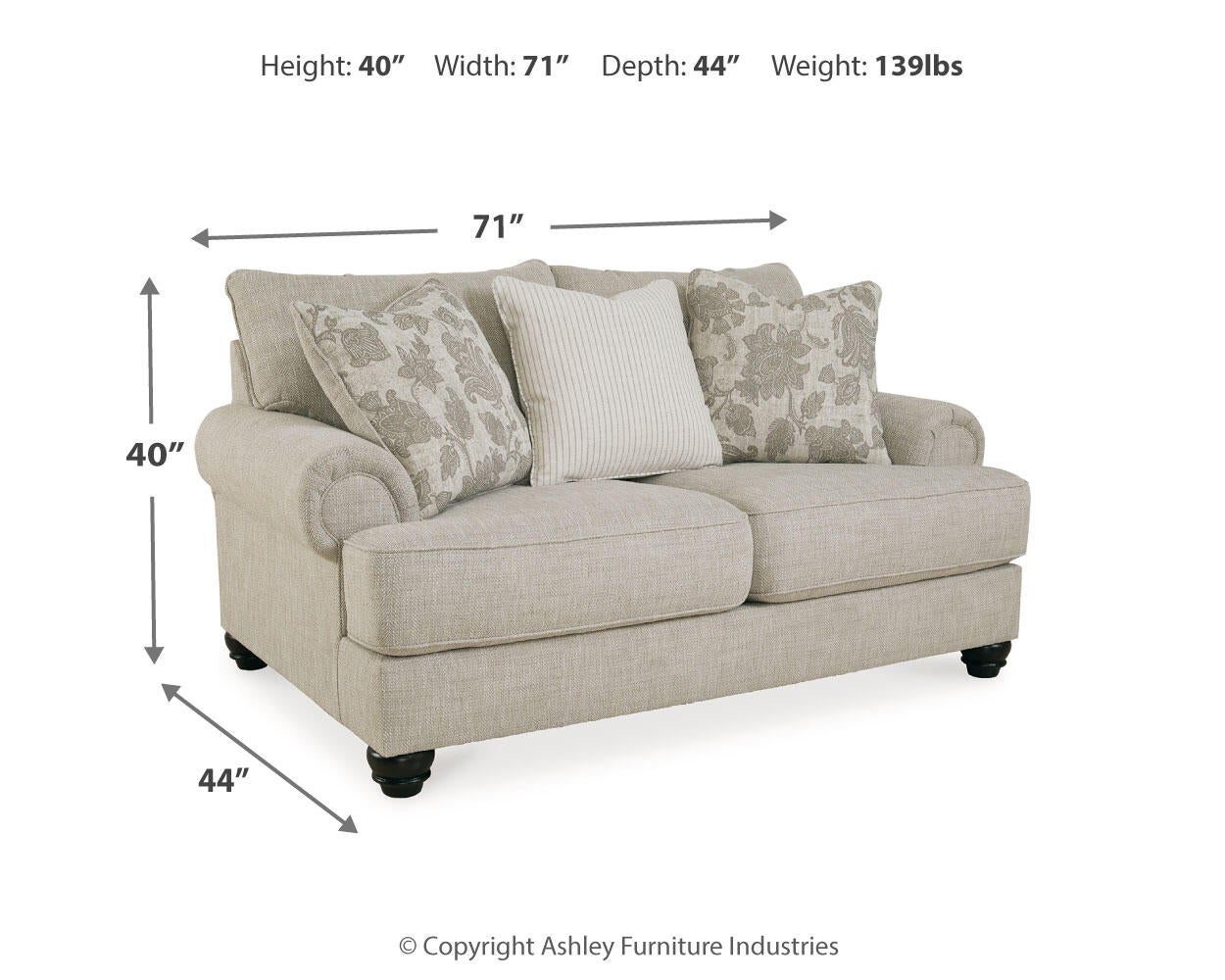 Asanti Loveseat Benchcraft®