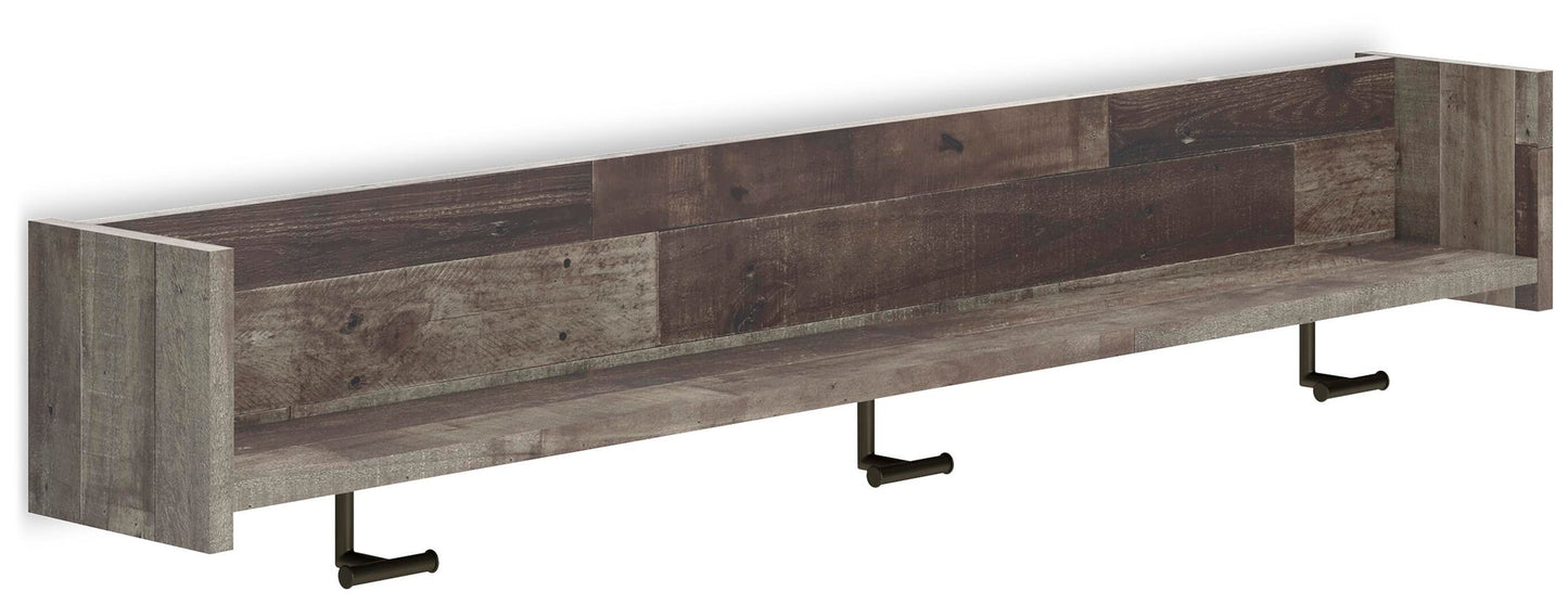 Neilsville Wall Mounted Coat Rack w/Shelf Signature Design by Ashley®