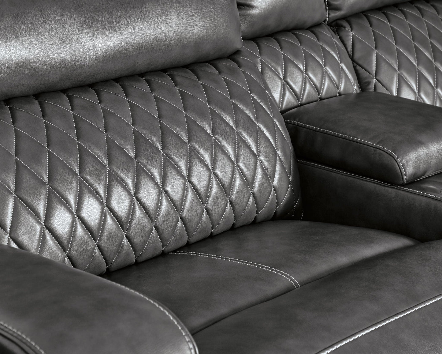 Samperstone 3-Piece Power Reclining Sectional Loveseat Signature Design by Ashley®