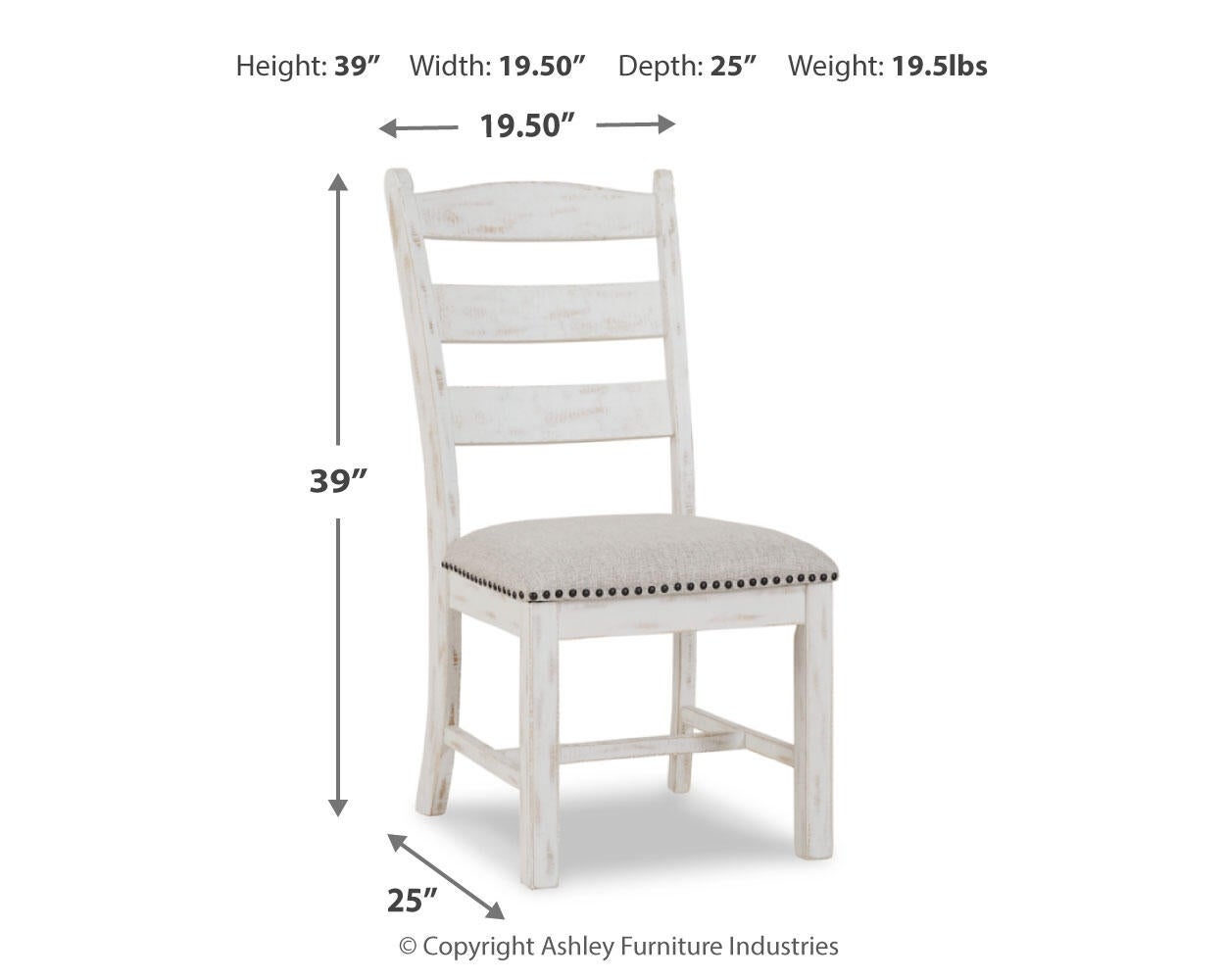 Valebeck Dining UPH Side Chair (2/CN) Signature Design by Ashley®