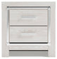 Altyra Two Drawer Night Stand Signature Design by Ashley®