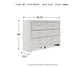 Altyra Six Drawer Dresser Signature Design by Ashley®