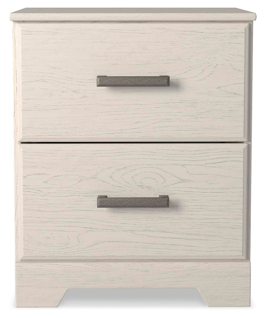 Stelsie Two Drawer Night Stand Signature Design by Ashley®