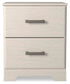 Stelsie Two Drawer Night Stand Signature Design by Ashley®