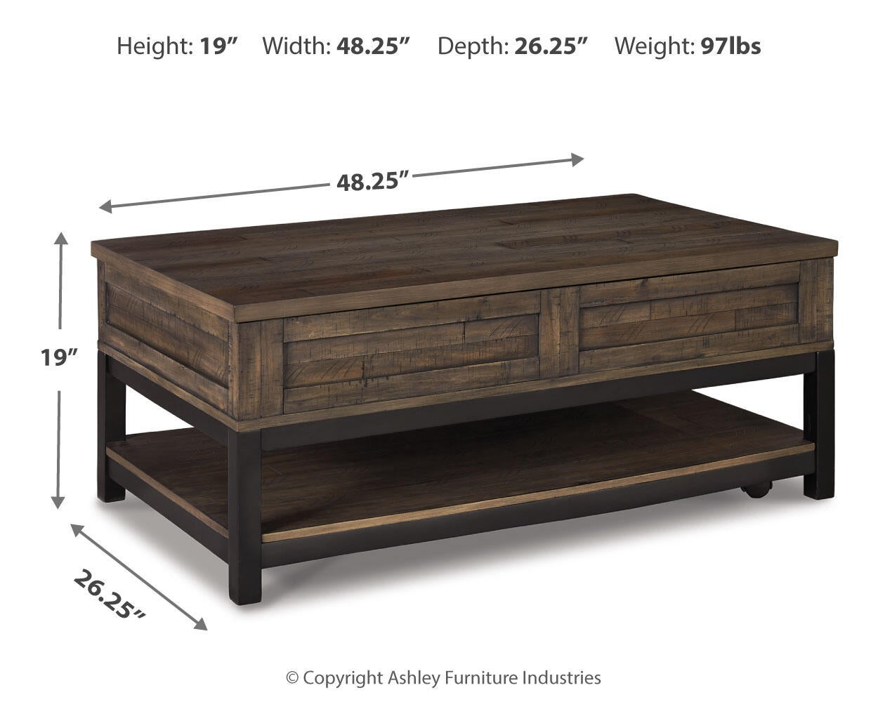 Johurst LIFT TOP COCKTAIL TABLE Signature Design by Ashley®