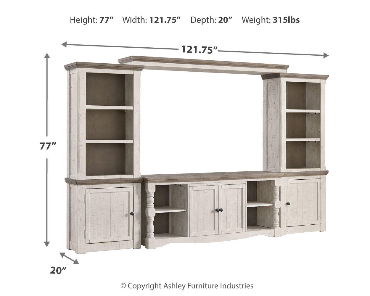 Havalance 4-Piece Entertainment Center Signature Design by Ashley®