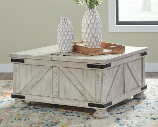 Carynhurst Cocktail Table with Storage Signature Design by Ashley®
