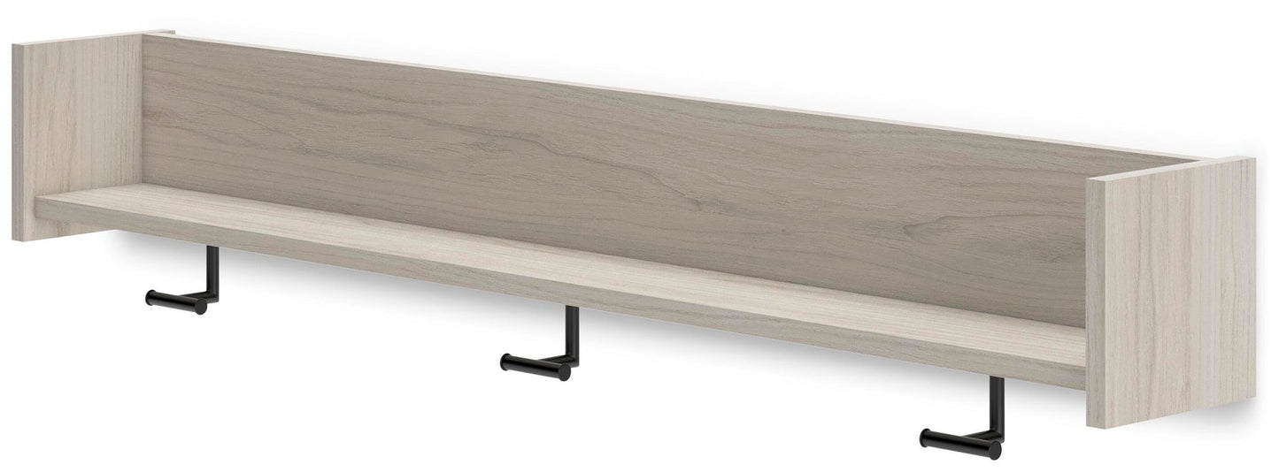 Socalle Wall Mounted Coat Rack w/Shelf Signature Design by Ashley®