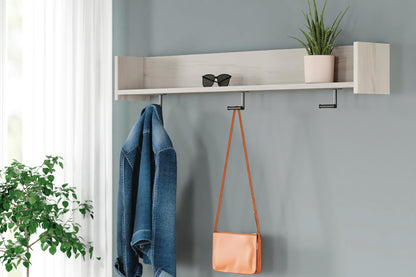 Socalle Wall Mounted Coat Rack w/Shelf Signature Design by Ashley®