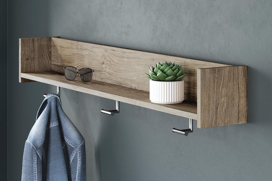 Oliah Wall Mounted Coat Rack w/Shelf Signature Design by Ashley®