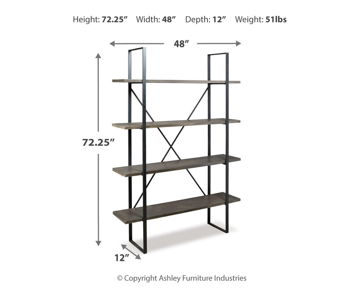 Gilesgrove Bookcase Signature Design by Ashley®