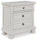 Robbinsdale Two Drawer Night Stand Signature Design by Ashley®