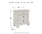 Robbinsdale Two Drawer Night Stand Signature Design by Ashley®