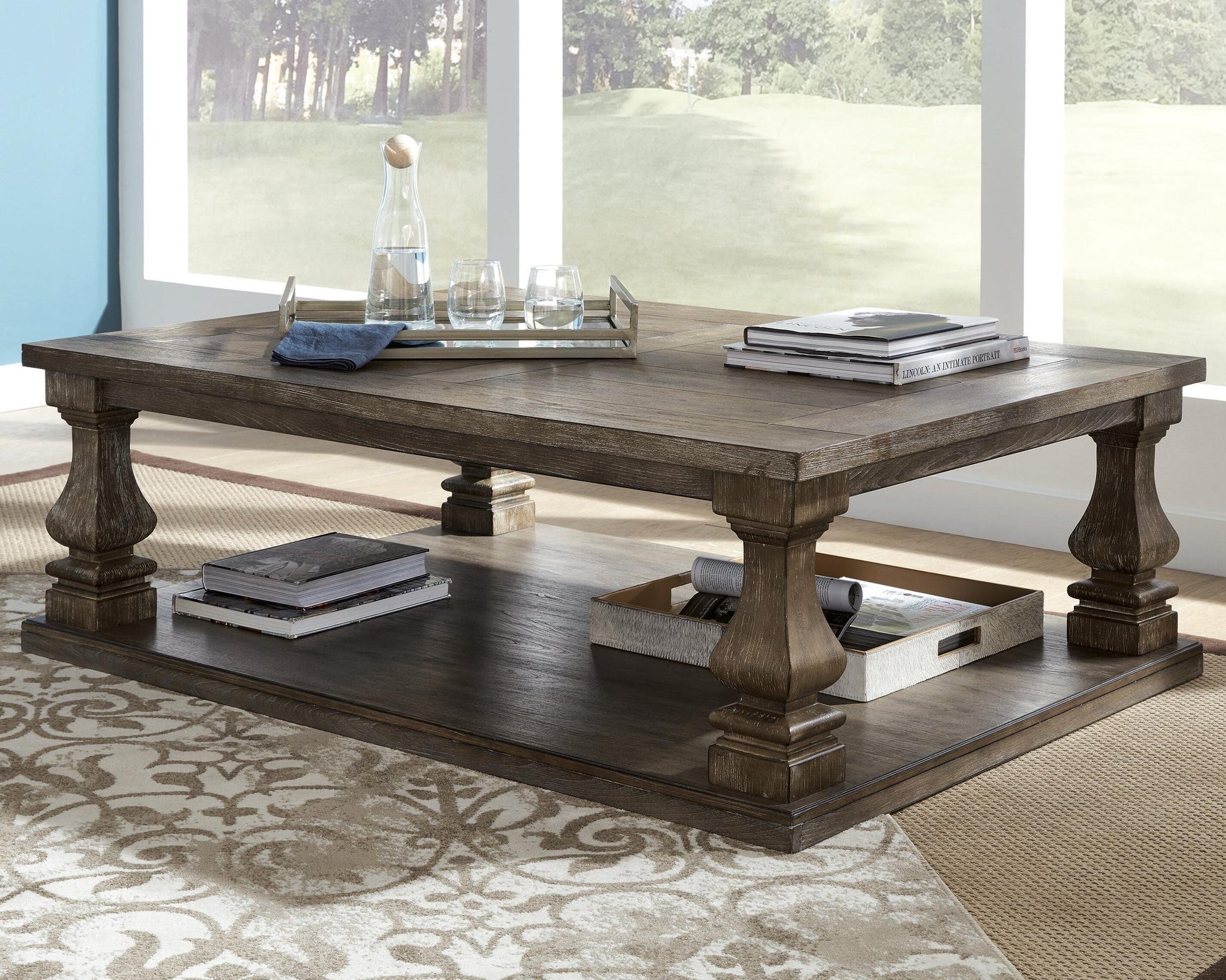 Johnelle Rectangular Cocktail Table Signature Design by Ashley®