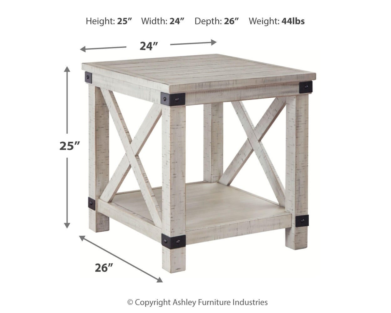 Carynhurst Rectangular End Table Signature Design by Ashley®
