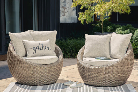 Danson Swivel Lounge w/Cushion (2/CN) Signature Design by Ashley®