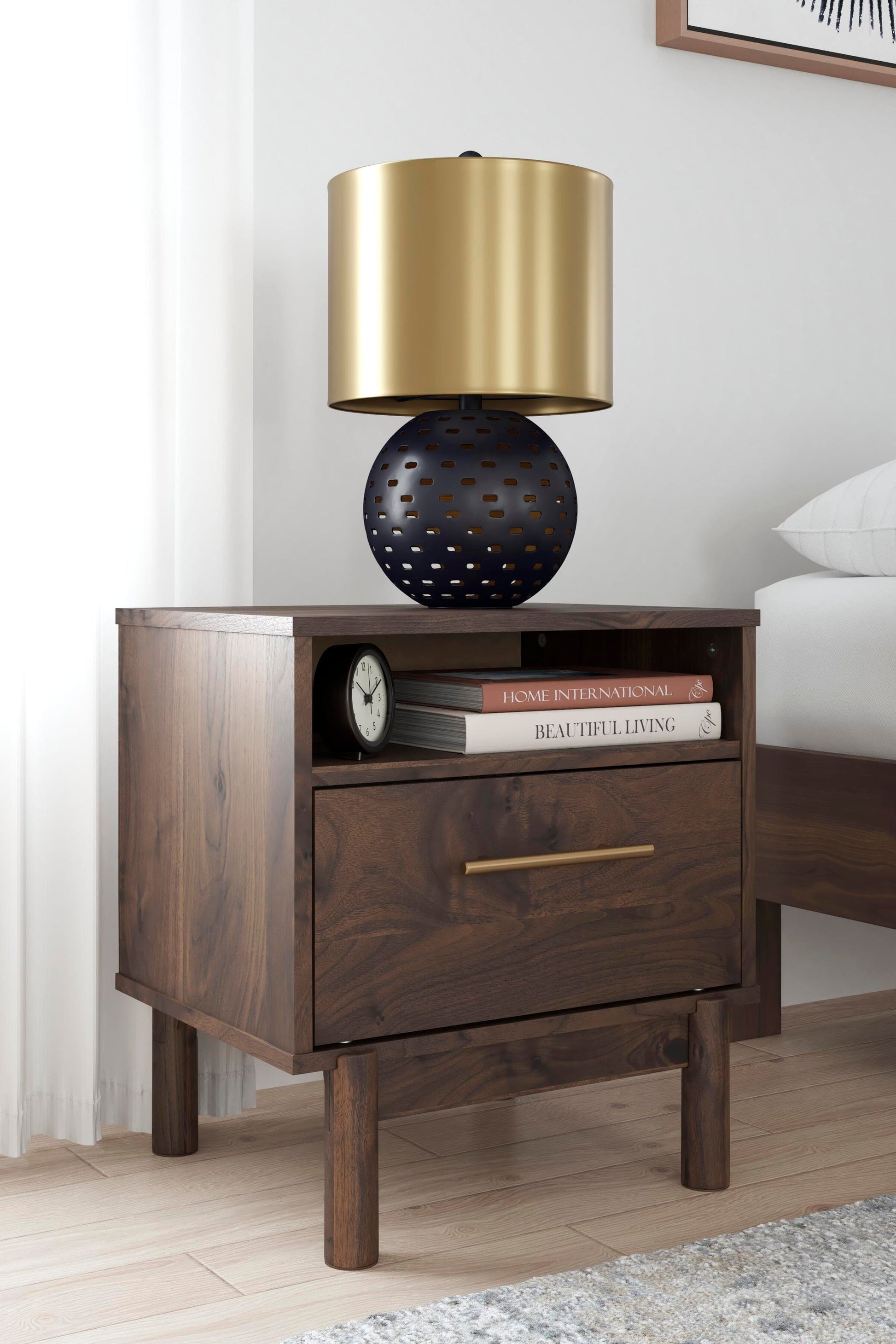 Calverson One Drawer Night Stand Signature Design by Ashley®