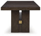 Burkhaus RECT Dining Room EXT Table Signature Design by Ashley®