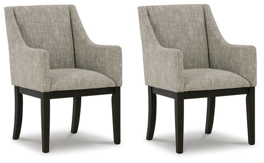 Burkhaus Dining UPH Arm Chair (2/CN) Signature Design by Ashley®