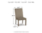 Chrestner Dining UPH Side Chair (2/CN) Signature Design by Ashley®
